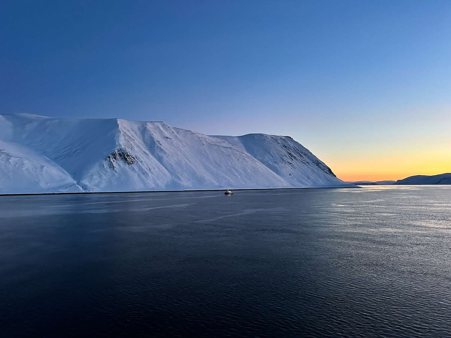 Mer et détroit de Magerøya