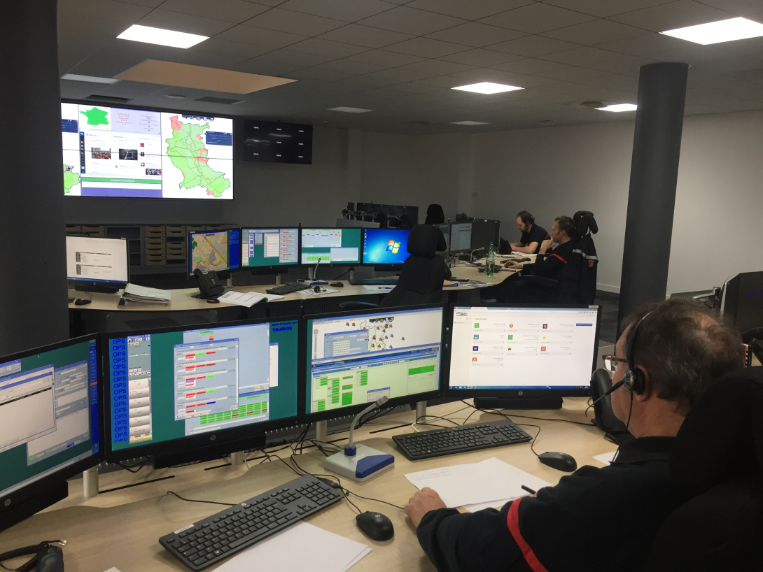 Interface gestion alerte intranet SDIS42