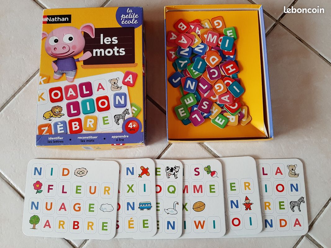 Jeu de mots avec lettres