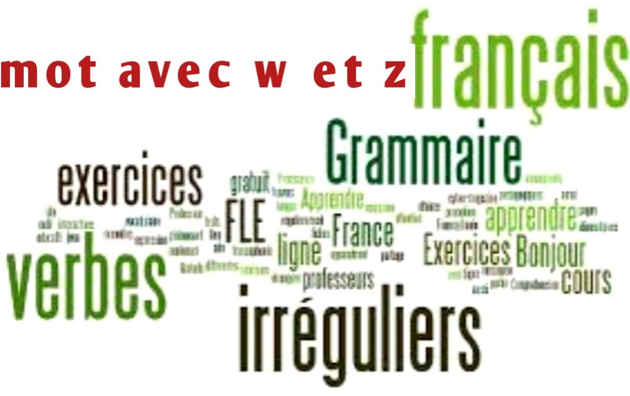mot de 5 lettres avec W et Z