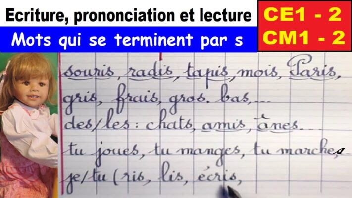 Illustration de mots français se terminant par des lettres spécifiques, parfaite pour explorer les fins en -on