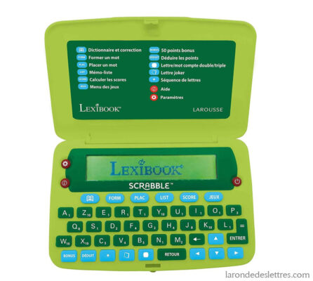 Dictionnaire électronique officiel du Scrabble ODS 8 pour trouver des mots de 8 lettres avec un X