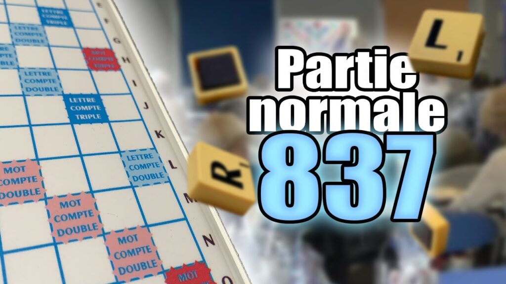 Partie de Scrabble duplicate avec des mots de 7 lettres