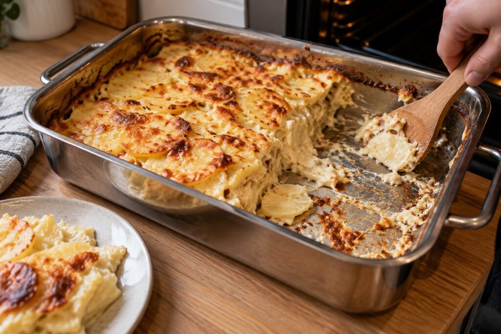 Pourquoi votre plat en inox ruine vos gratins (et comment y remédier)